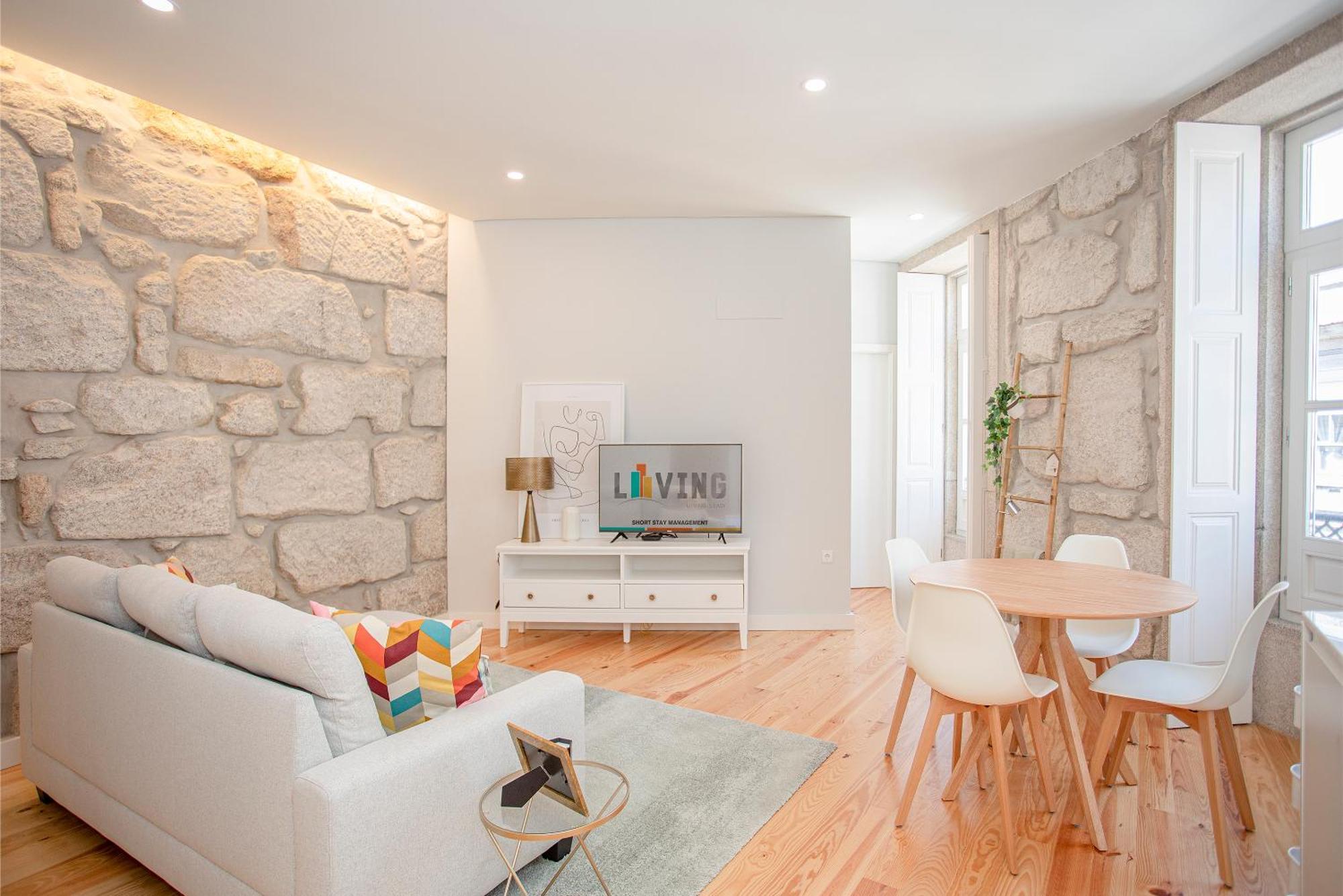 Liiiving In Porto - Aliados Stone Apartment Eksteriør billede