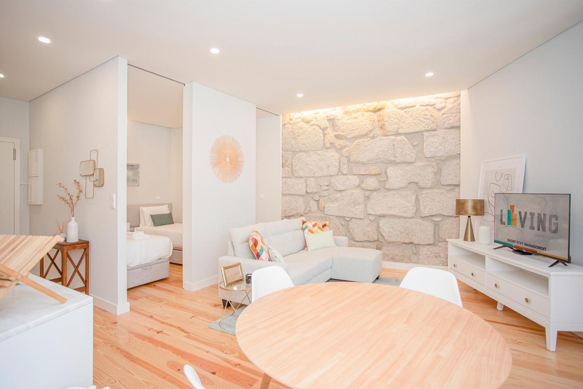 Liiiving In Porto - Aliados Stone Apartment Eksteriør billede